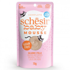 Schesir Baby Saqueta Mousse Salmão e frango Schesir Baby Saqueta Mousse Salmão e frango